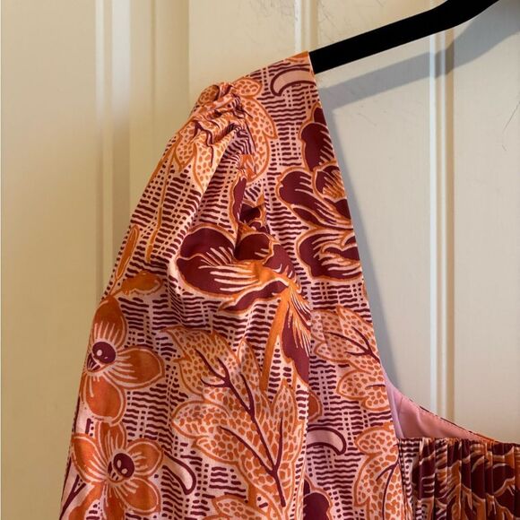 LIKELY Mini dress empire waist pockets Bishop Sleeves - Picture 8 of 15